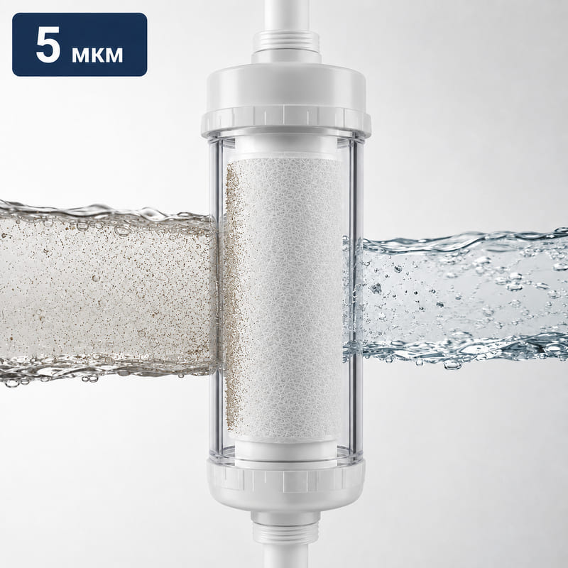 Фильтр 5 микрон для тонкой механической очистки воды