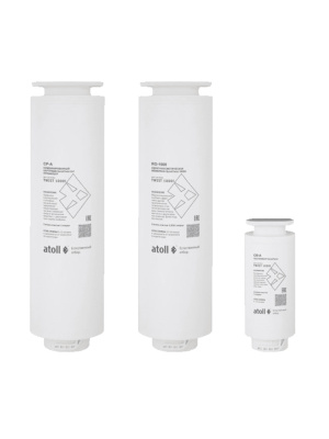 Набор Картриджей Для Atoll Twist 1000I (Префильтр, Мембрана, Постфильтр) для очистки воды